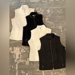 Women’s Vest Lot Of 4 (L) New Direction, Danskin, Kim Rogers (2)